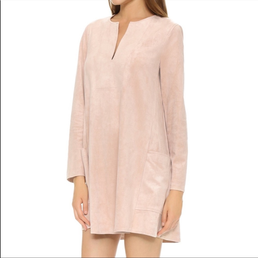 BCBG Suede Shift Dress